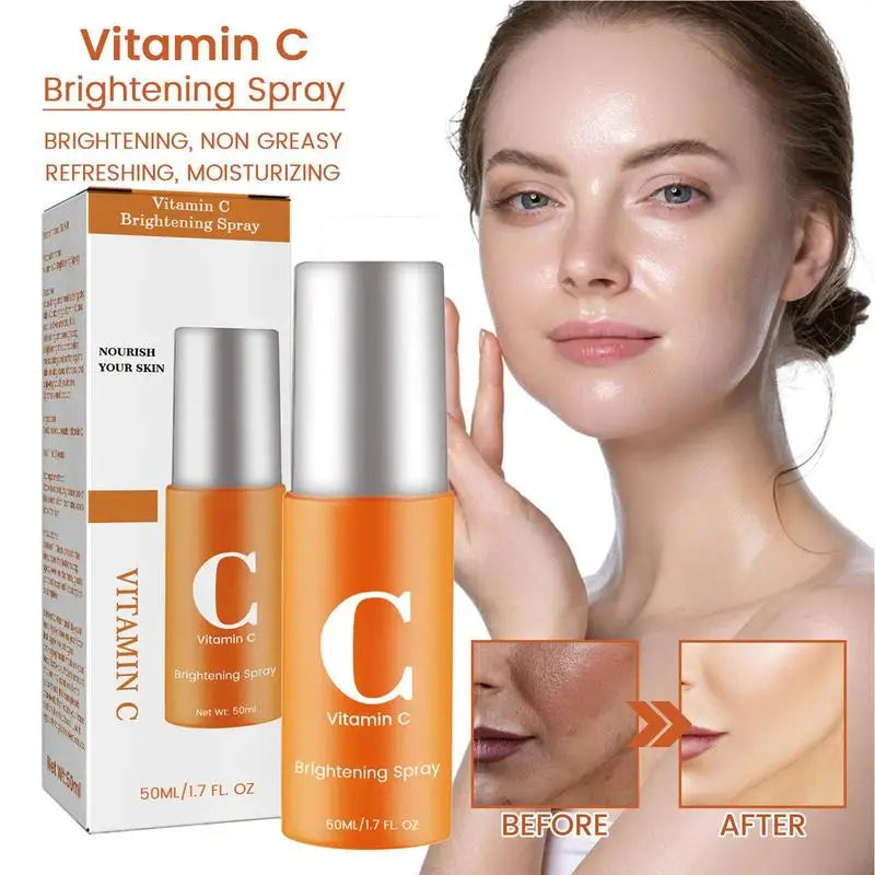 Vitamin C Brightening Facial Spray Mist Anti-wrinkle Nourishing Relieve Redness Moisturizing Whitening