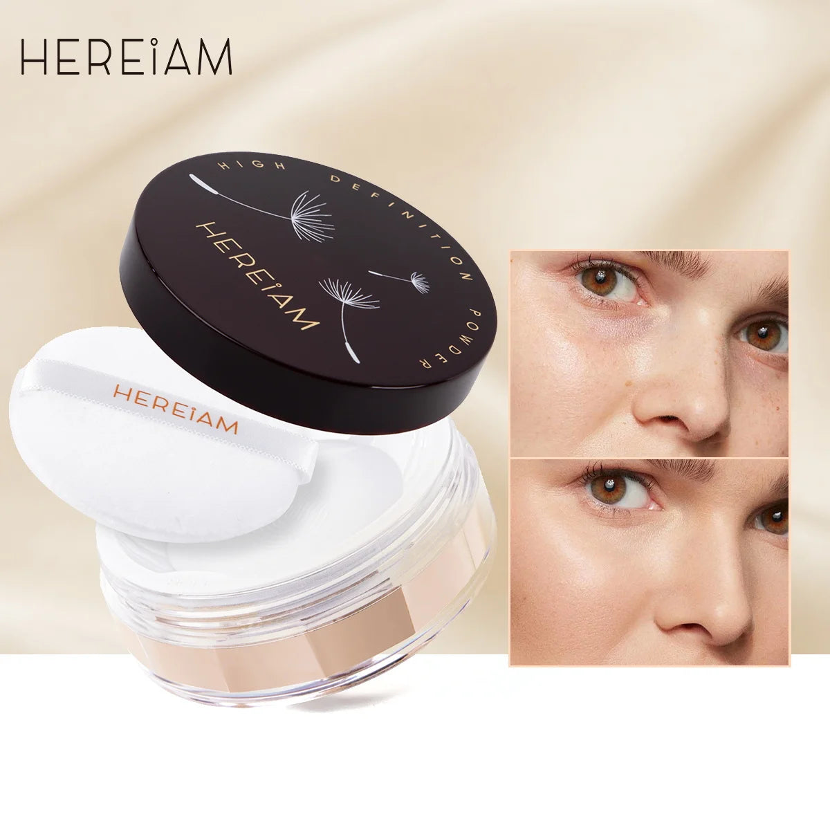 3-Color Loose Powder Smooth Oil-Control Face Makeup Waterproof Natural Matte Long-lasting Setting Women Beauty Cosmetic