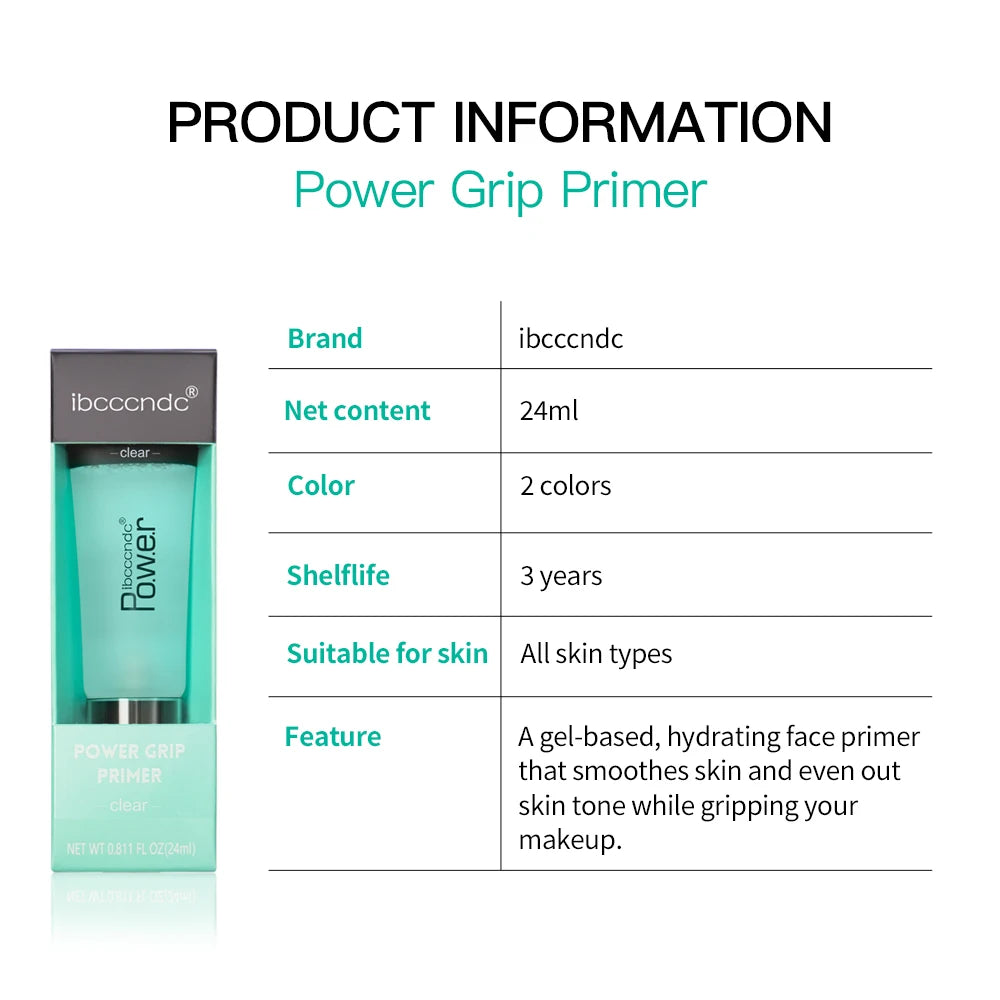 Primer Gel Based Hydrating Face Primer For Smoothing Skin Gripping Makeup Invisible Pore Colorless Primes