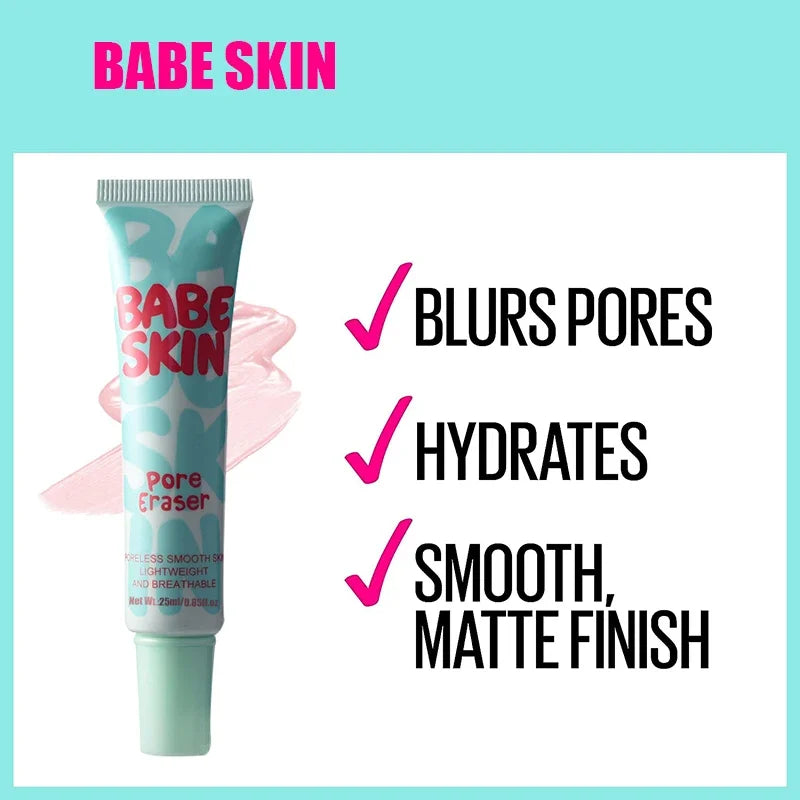 Babe Skin Instant Pore Eraser Primer Face Primer Makeup Waterproof Long Lasting