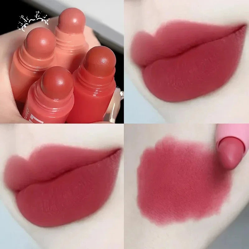 4 In 1 Matte Lipstick Pencil Kit Combo Velvet Sexy Red Lip Tint Non-stick Cup Multicolour Lipstick Pen Makeup Lips Cosmetic Set