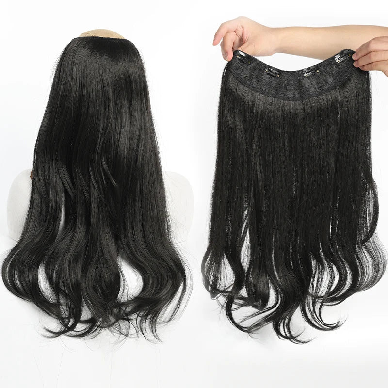 MSTN Synthetic Women's Styling Long Hair Extra Long Hair Synthetic Wigs Layered Hair Extensions Top of the Head Increase Hair