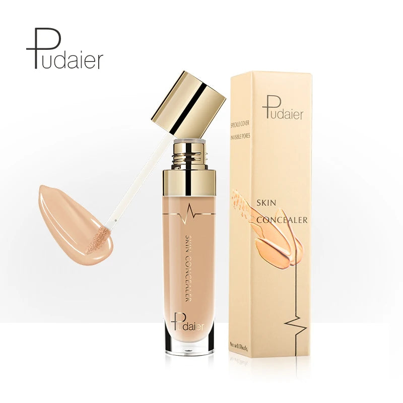 Pudaier Blue Pink Liquid Foundation Face Makeup Nutritious Base Concealer Cream Make up Cosmetics Facial Brighten Corrector Tint