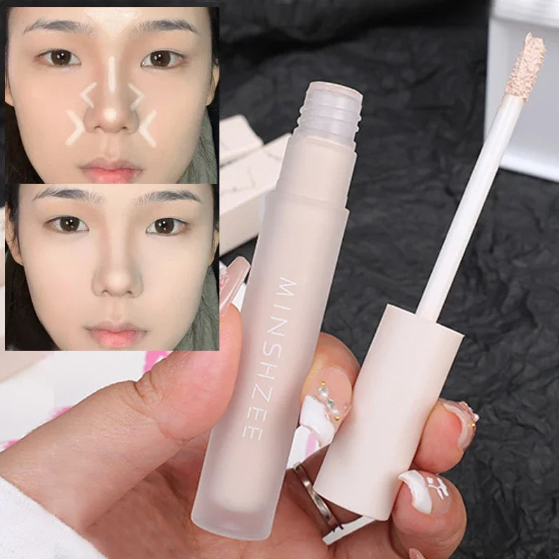 Liquid Contouring Stick Matte Nose Shadow Highlighter Cosmetics Waterproof Long-lasting Women Liquid Face Bronzer Contour Makeup