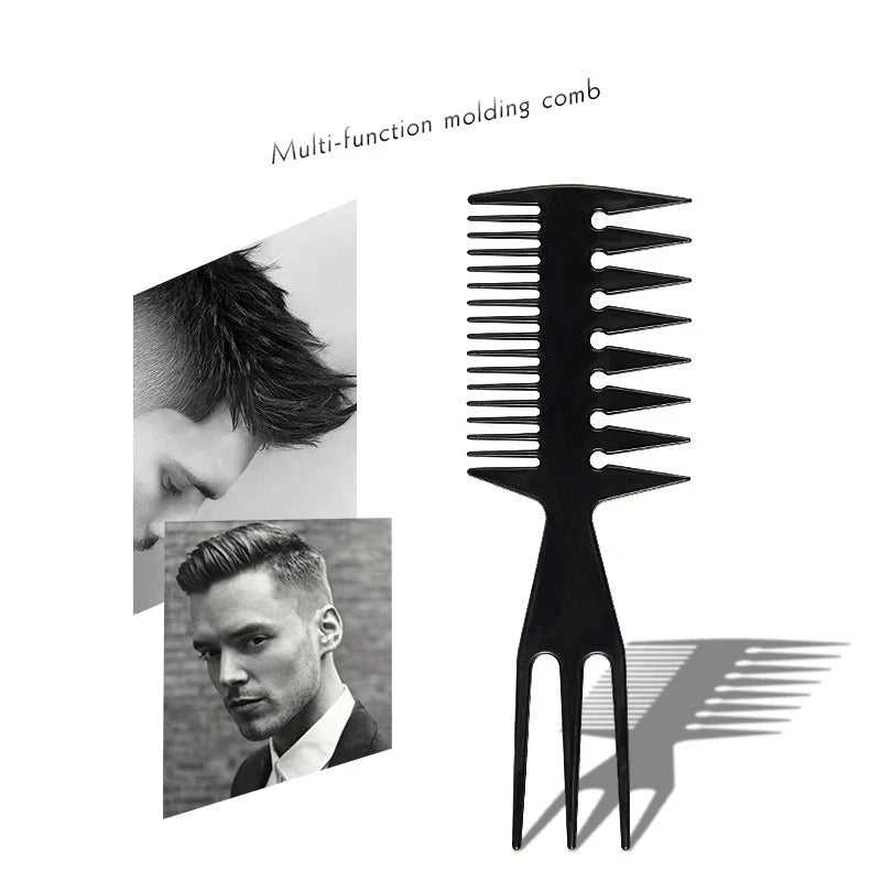 10pcs Barber Hairdressing Combs Multifunction Hair Detangler Comb Anti-static Haircare Hairstyling Set Stylist Accessories Tools