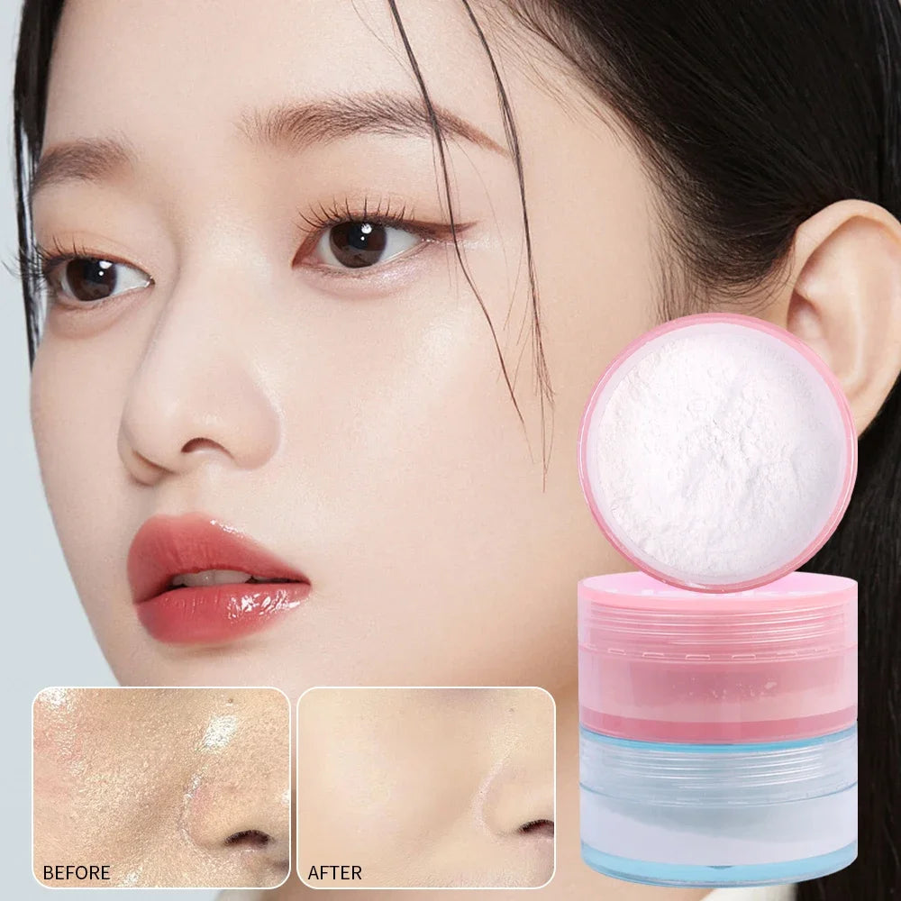 Face Loose Powder Matte Translucent Setting Powder Mineral Korean Cosmetics Waterproof Lasting Oil-control Makeup Loose Powder