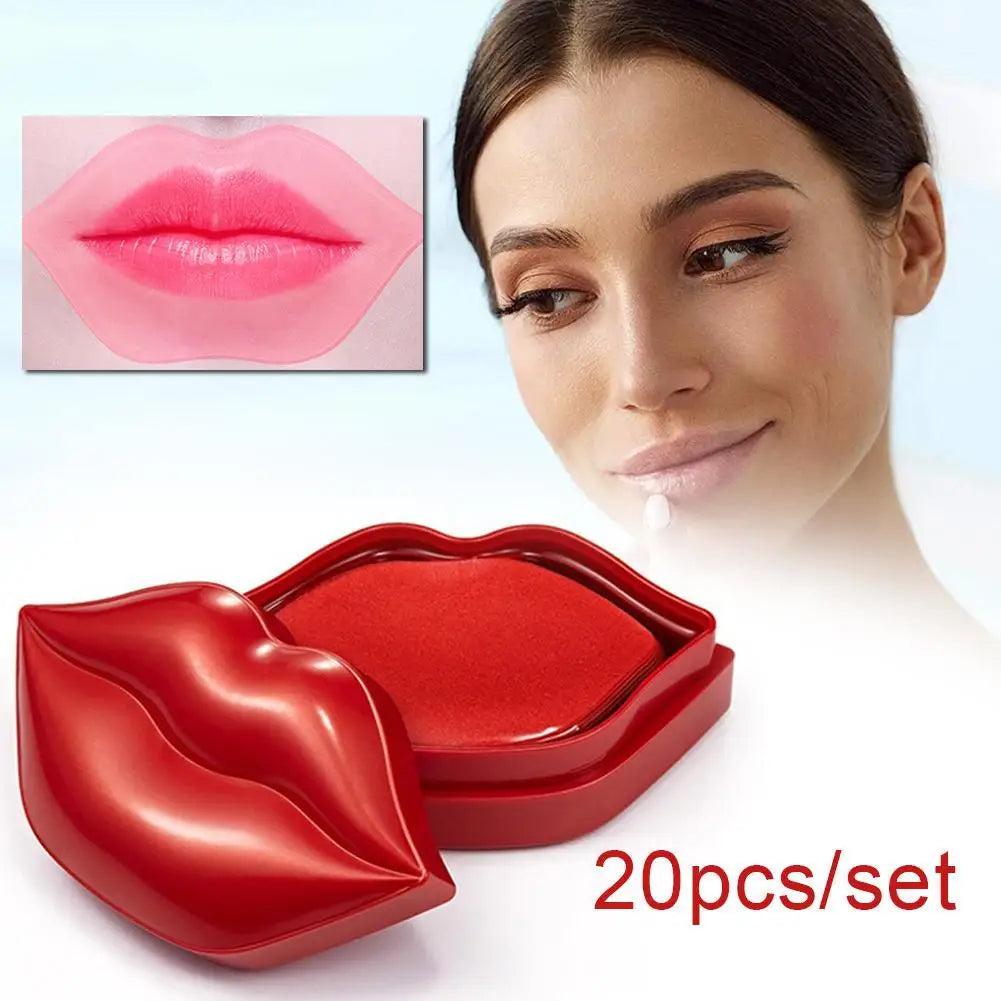 Cherry Honey Collagen Moisturizing Lip Mask Exfoliate Deep Moisturizing, Moisturizing Gentle Care And Lip Hydrating 20pcs/box