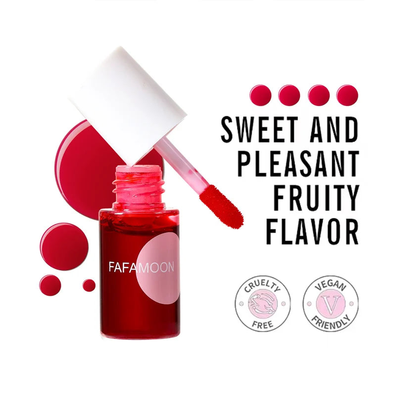 Long Lasting Water Tint Lipgloss Cup-resistant Nourishing Lip Stain Hydrating Lipstick Fruit Platter Series Lip Makeup Korean