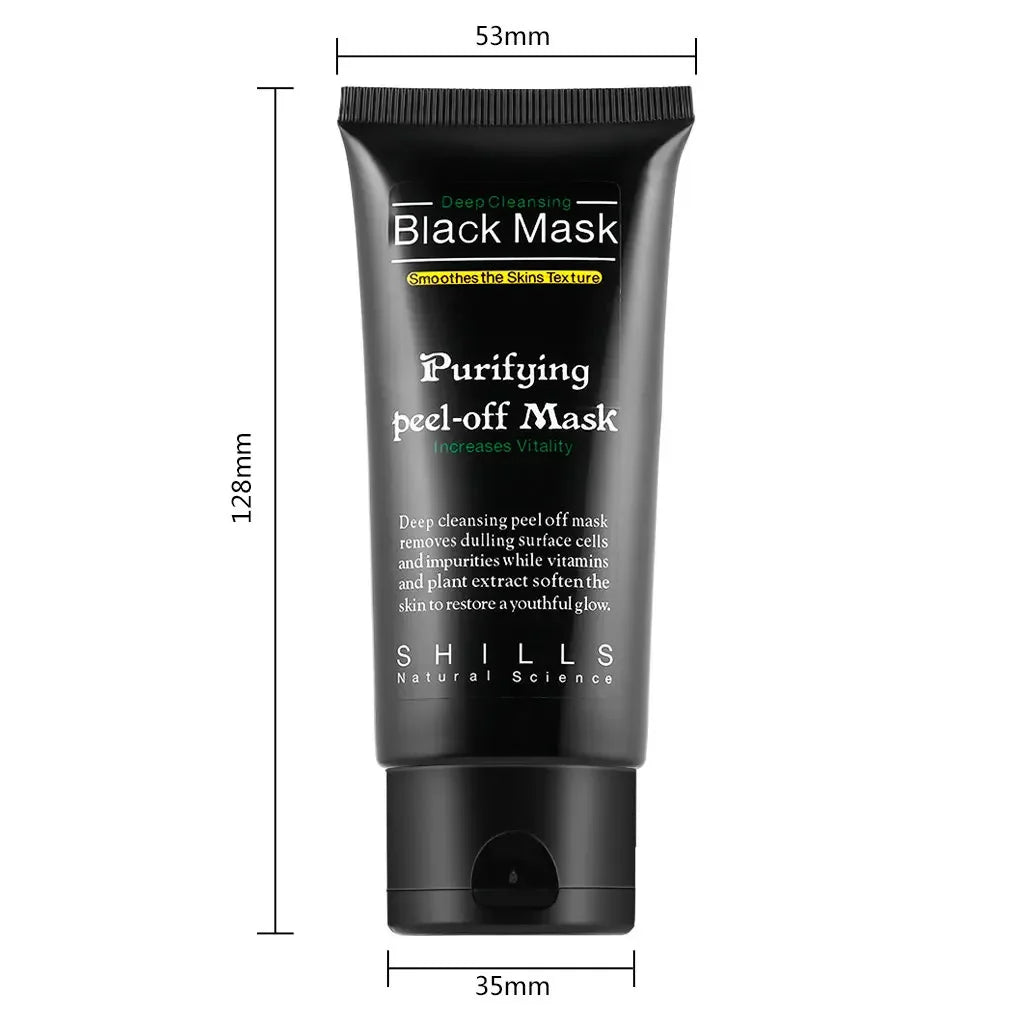 Bamboo Charcoal New Suction Face Deep Cleansing Black Mud Mask Blackhead Remover Peel-Off Mask Easy To Pull Out Blackheads