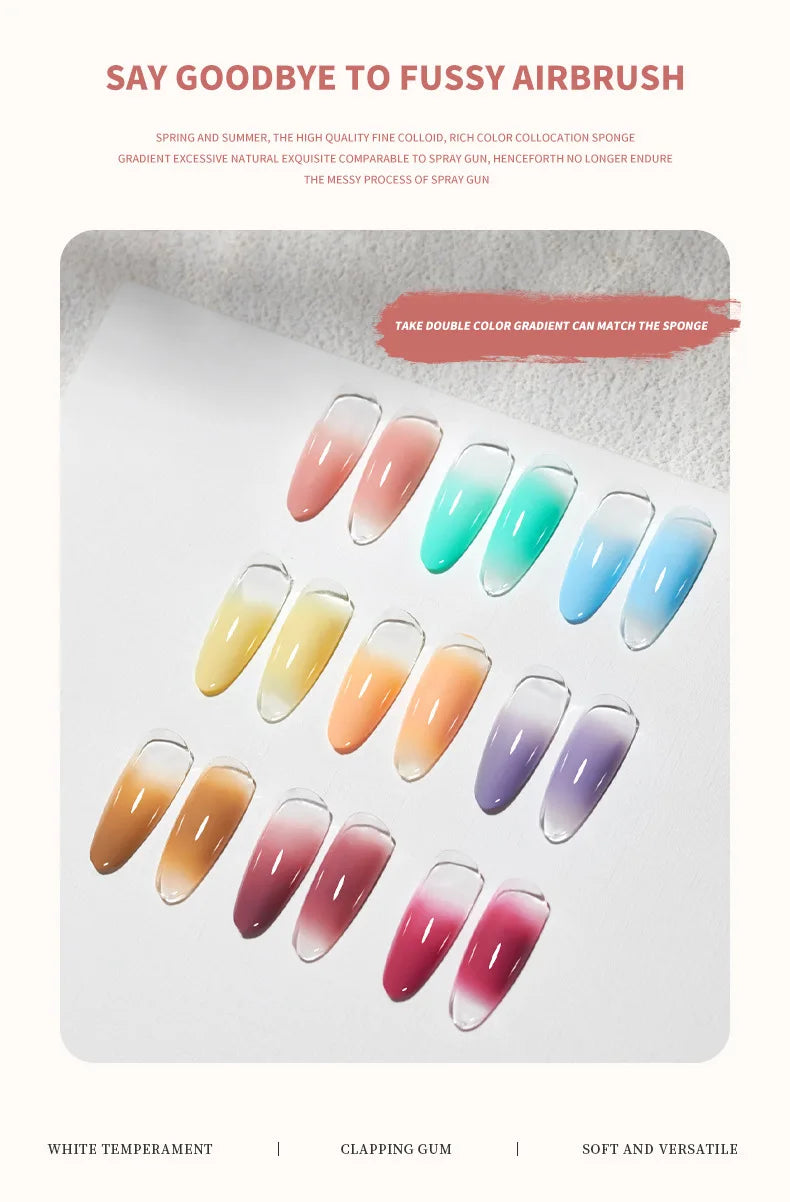 XEIJAYI Color Jelly Canned Nail Gel Polish Solid Variable Pat Gel Smoothly Soak Off UV Semi Permanent Paint Varnish Nail Pigment