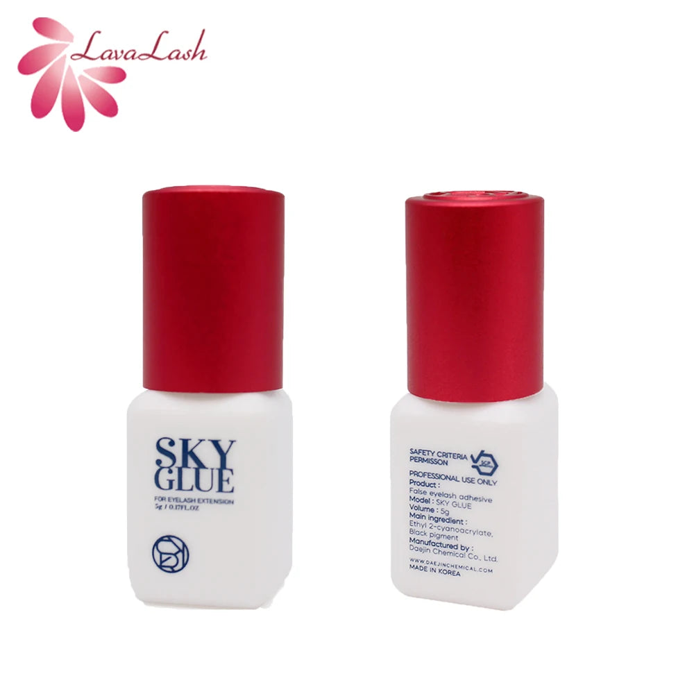 Korea Sky S+ Glue 1s Fast Dry Strong Eyelash Extension Glue Retention 6-7 Weeks No Irritation False Lash Adhesive