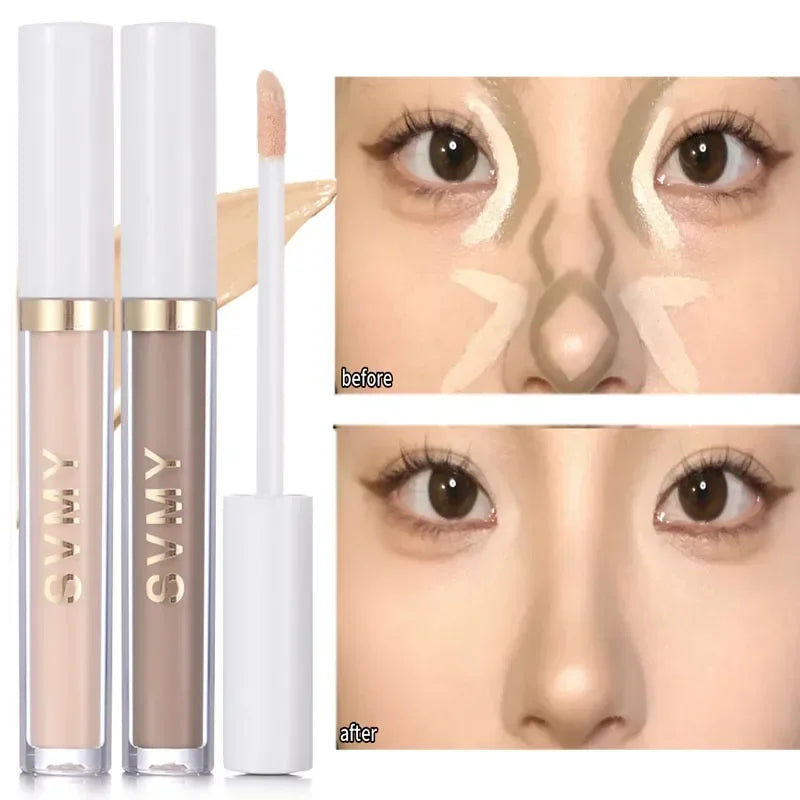 4 Colors Moisturizing Liquid Concealer Cream Cover Acne Spots Dark Circles Contouring Foundation Modify Skin Tone Stick Makeup