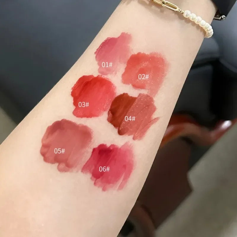 Fruit Juice Lip Gloss Jelly Makeup Liquid Lip Glaze Not Easy To Stick To The Cup Moisturizing Watery Lipstick korean lip Ink