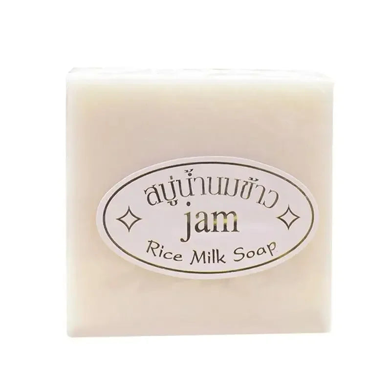 Thailand Jasmine Rice Hand Soap  Vitamin Handmade Collagen Rice Milk Soap Bleaching Agents Soap Skin Bathing