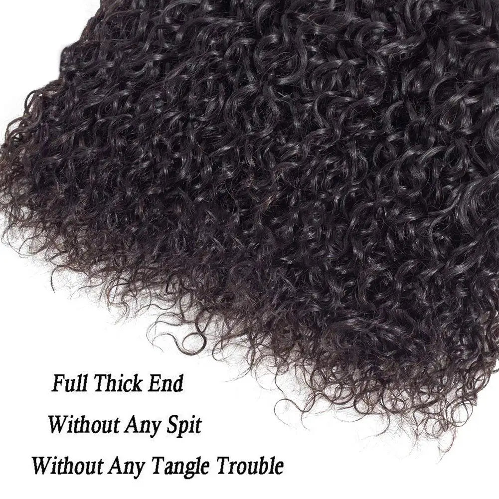 Brazilian 10A Small Spirals Curly Bundles Unprocessed Kinky Curly Human Hair Pixie Curls Weave Only Virgin Hair Extension 3B 3C