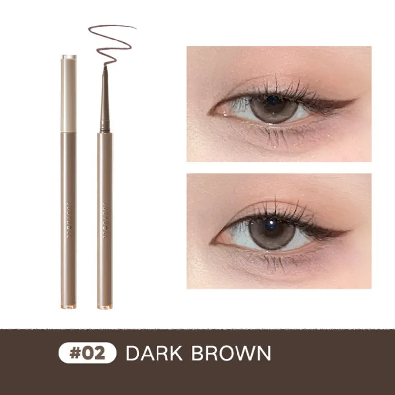 Judydoll Slim Gel Eyeliner Precisely Depicted Eyeliner Gel Pen Smooth Waterproof Anti-Rubbing Long-Lasting Non-Smudge