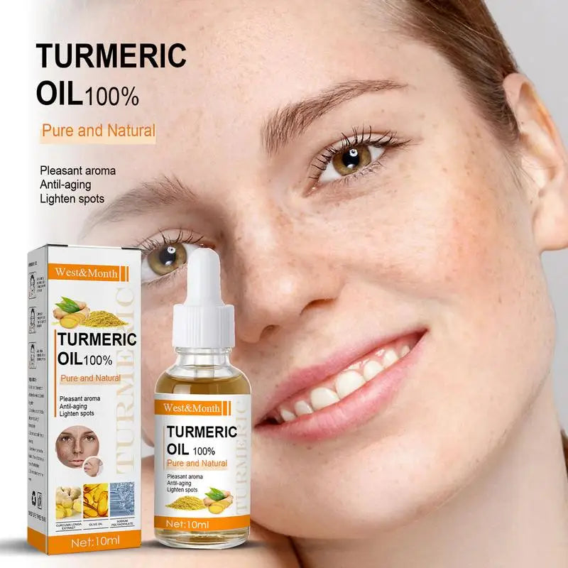 Turmeric Essential Oil Moisturizing Moisturizing Tightening Brightening and Reducing Fine Lines Natural Pure Turmeric Oil