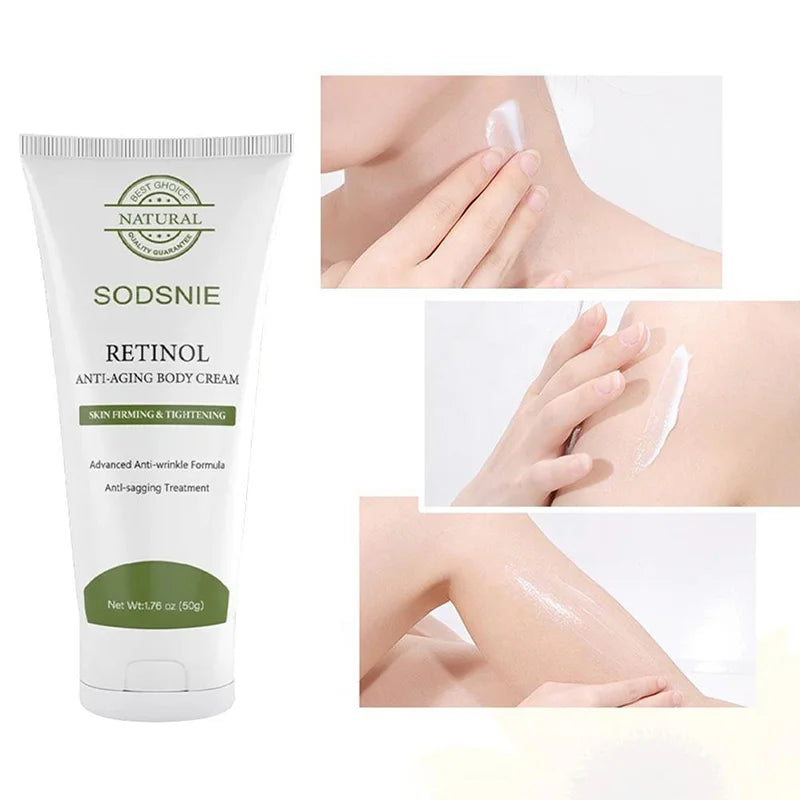 Retinol Anti Cellulite Body Cream Collagen Anti Aging Improve Sagging Skin Remove Wrinkle Firming Lifting Whiten Body Skin Care