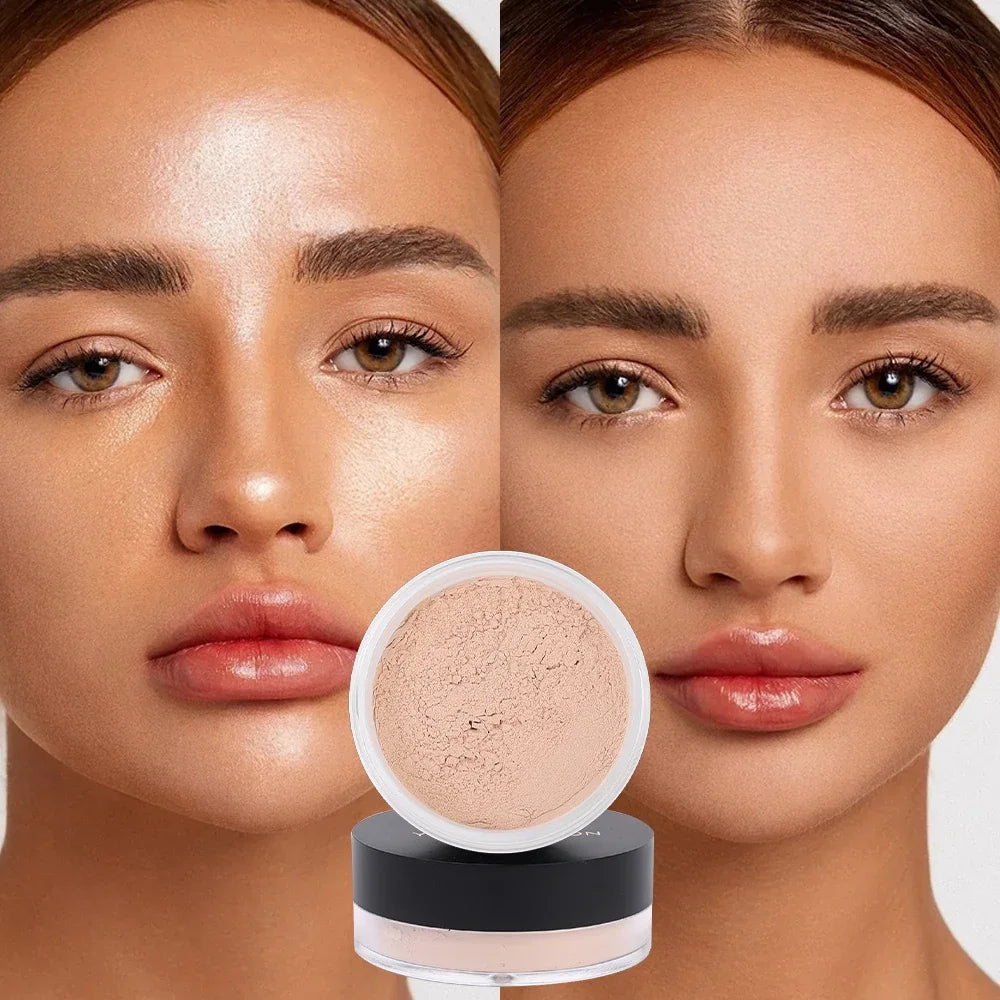 Translucent Setting Loose Powder Long Lasting Oil Control Full Coverage Natural Face Matte Loose Powder Korean Makeup Cosmetics