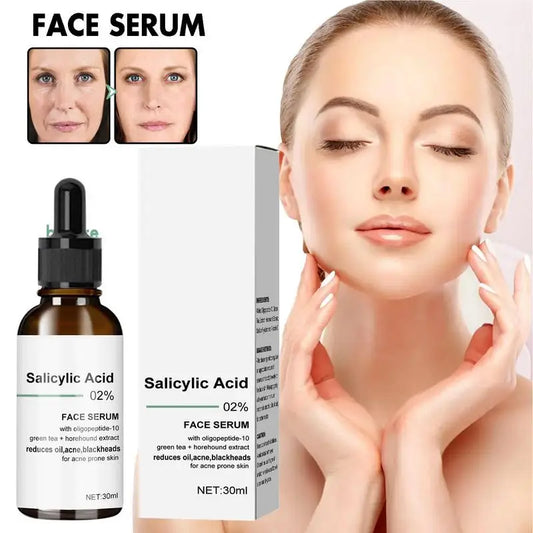 Salicylic Acid Pore Shrink Face Serum Repairs Large Pores Salicylic Acid Essence Anti-wrinkle Facial Serum Oil Control face Care