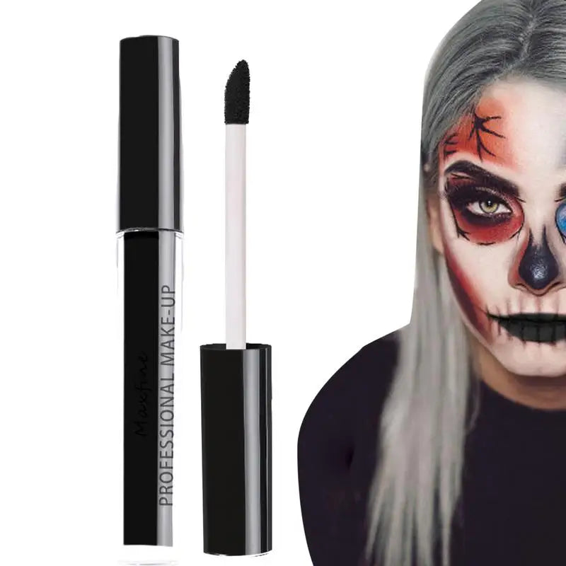 Halloween Lipgloss Waterproof Sexy White Black Lip Gloss Lip Tint Halloween Lip Makeup Tool Korean Cosmetics