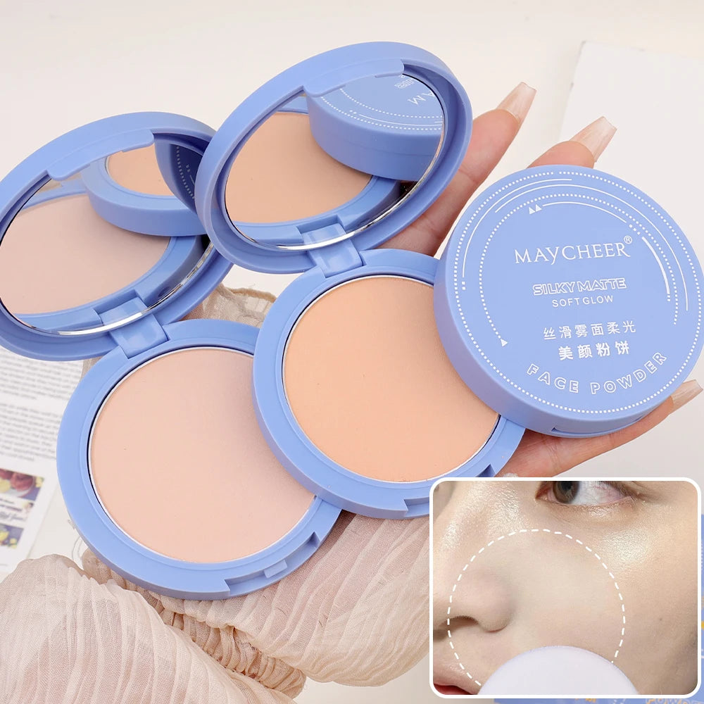 Face Setting Powder Long Lasting Oil-Control Matte Waterproof Smooth Face Finishing Pressed Powder Concealer Loose Powder Makeup