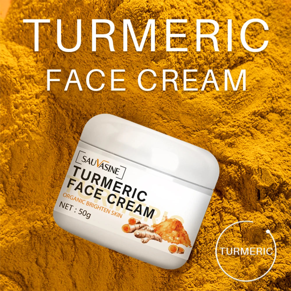 Turmeric Whitening Face Cream Anti Aging Serum Birghten Moisturize Facial Anti-Wrinkle Reduce Fine Lines Acne Drak Spot Remover