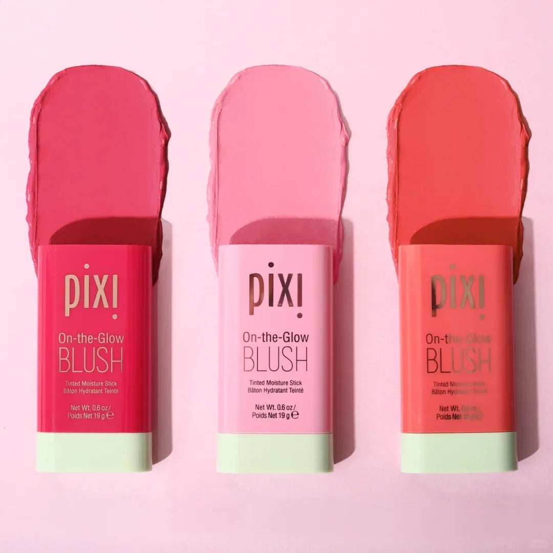 Pixi Blush Cheek Lip Tinted 3-in-1 Silky Brighten Hydrating Blush Rouge Blusher Tube Cosmetic Matte Contour Face Blushes Make Up