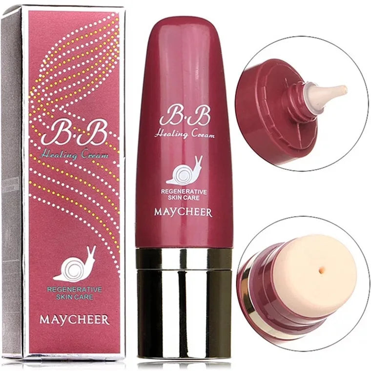 Snail Air Cushion BB Oil Control Lasting Waterproof Full Coverage Facial Liquid Foundation Water Moisturizing Concealer Cosmetic