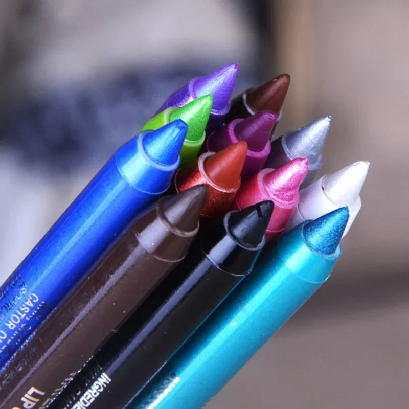 Makeup Long-lasting Not Blooming Eyeliner Pencil Waterproof Pigment Eyeshadow Eye Liner Pen Women Fashion Color Make Up Tools