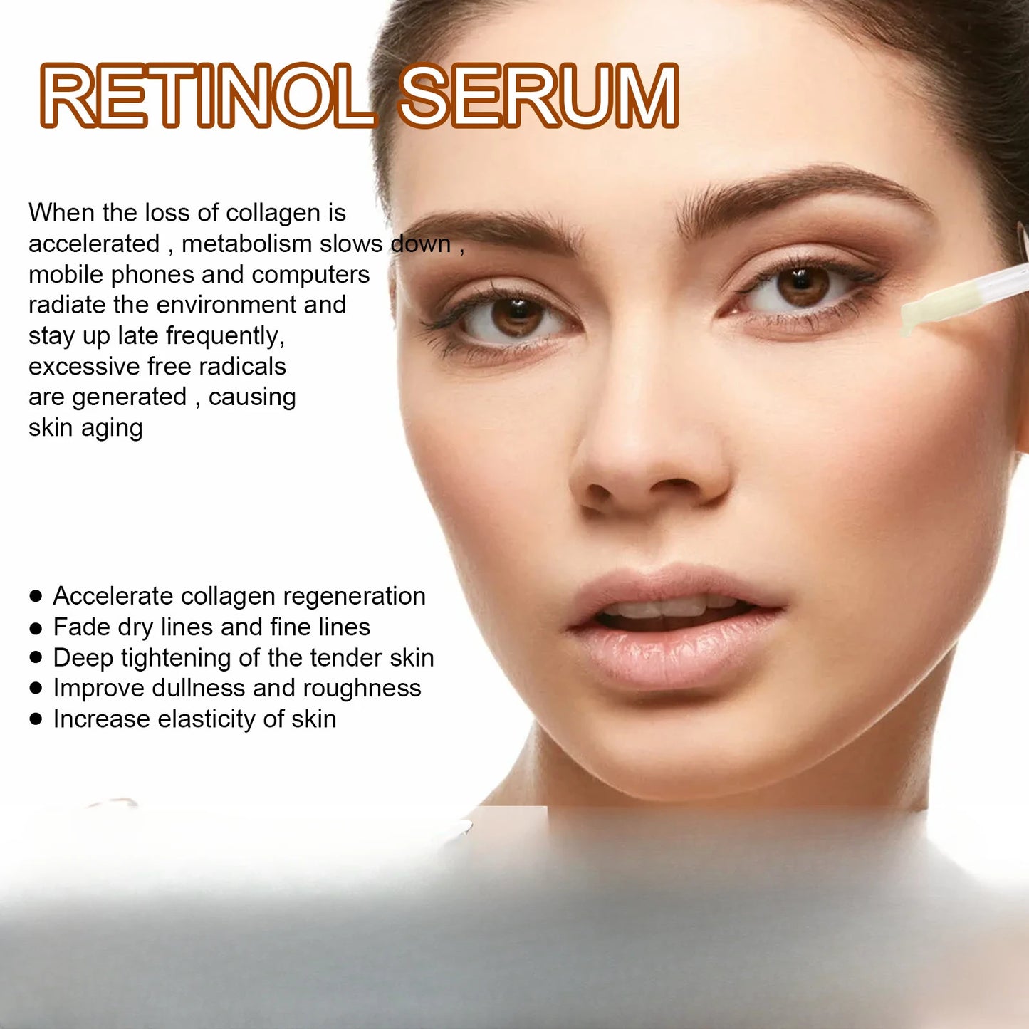 Instant Wrinkle Remove Serum Retinol Lifting Firming Anti Aging Essence Fade Fine Lines Whitening Face Skin Care Korea Cosmetic