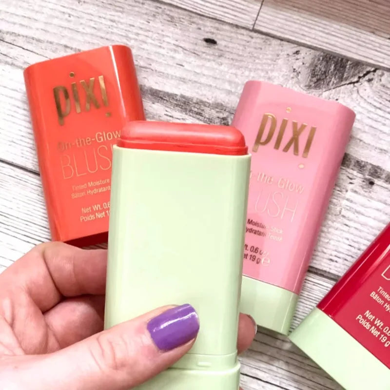 Pixi Blush Stick Multi-function Natural Cheek Blusher Tinted Cream Mositure Waterproof Long-Lasting Rendering Skin Tone