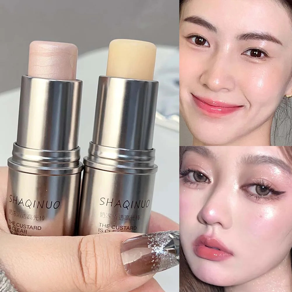 Water Light Highlight Blush Stick Shimmer Waterproof Face Contour Illuminator Lasting Moisturizer Brighten Contouring Cosmetics