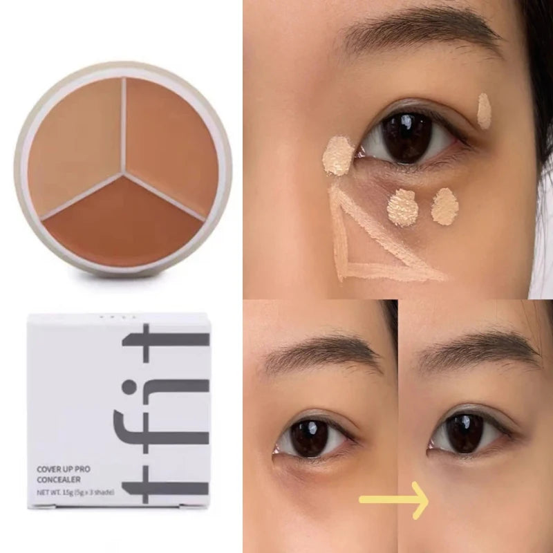 TFIT Concealer Palette Professional Makeup Face Eye Contour Face Spot Concealer Dark Circle Correcting Face Makeup for All Skin