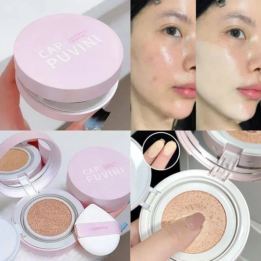 Foundation Air Cushion CC Cream Waterproof Matte Brighten Foundation Concealer Women Base Makeup Face Korean Cosmetic ﻿