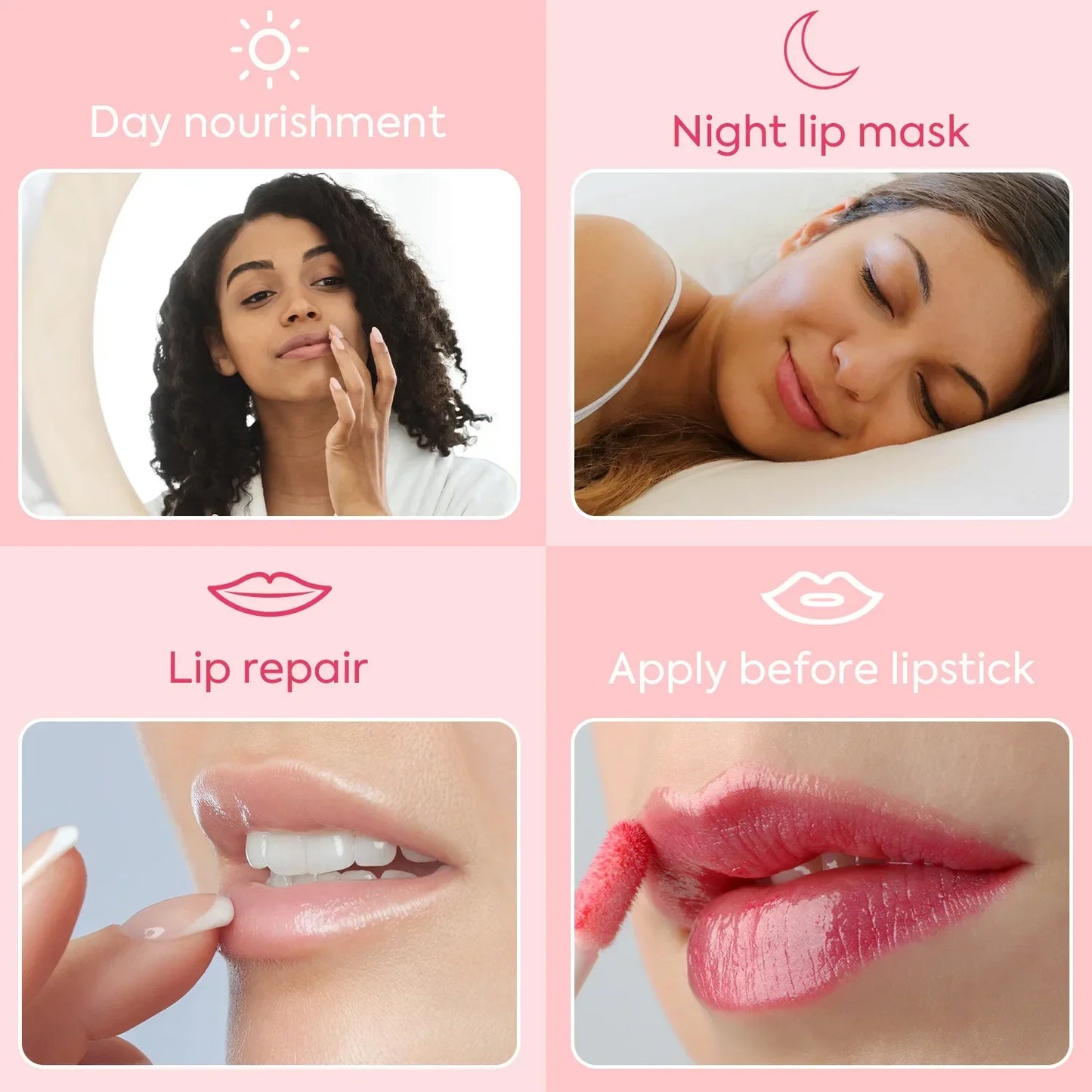 Berry Lip Sleeping Mask Night Sleep Maintenance Moisturizing Fade Lip Lines Nourishing Lip Balm Skin Care Korean Cosmetic