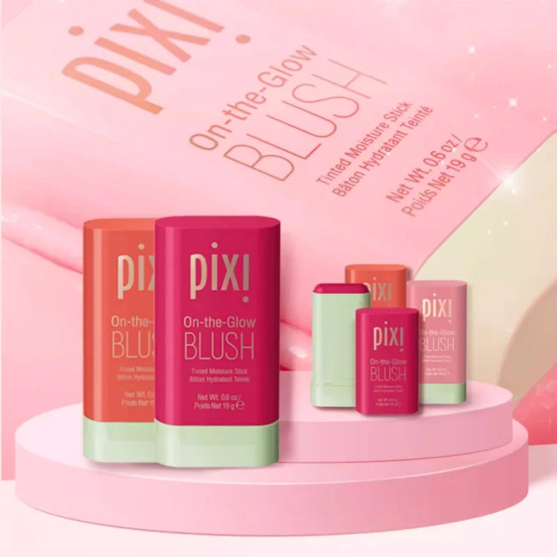 Pixi Blush Stick Multi-function Natural Cheek Blusher Tinted Cream Mositure Waterproof Long Lasting Rendering Skin Tone