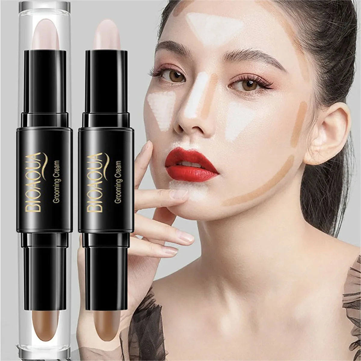 Face Concealer Contouring for Face Bronzer Beauty Women's Cosmetics