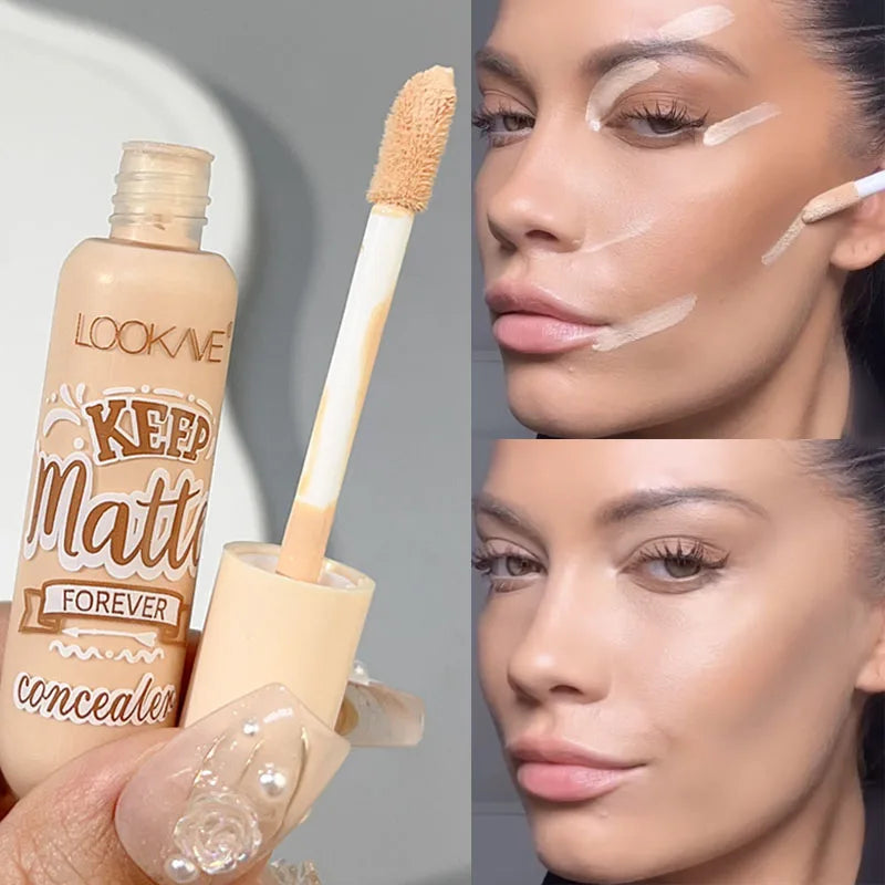 Waterproof Matte Liquid Concealer Cream Makeup Moisturizing