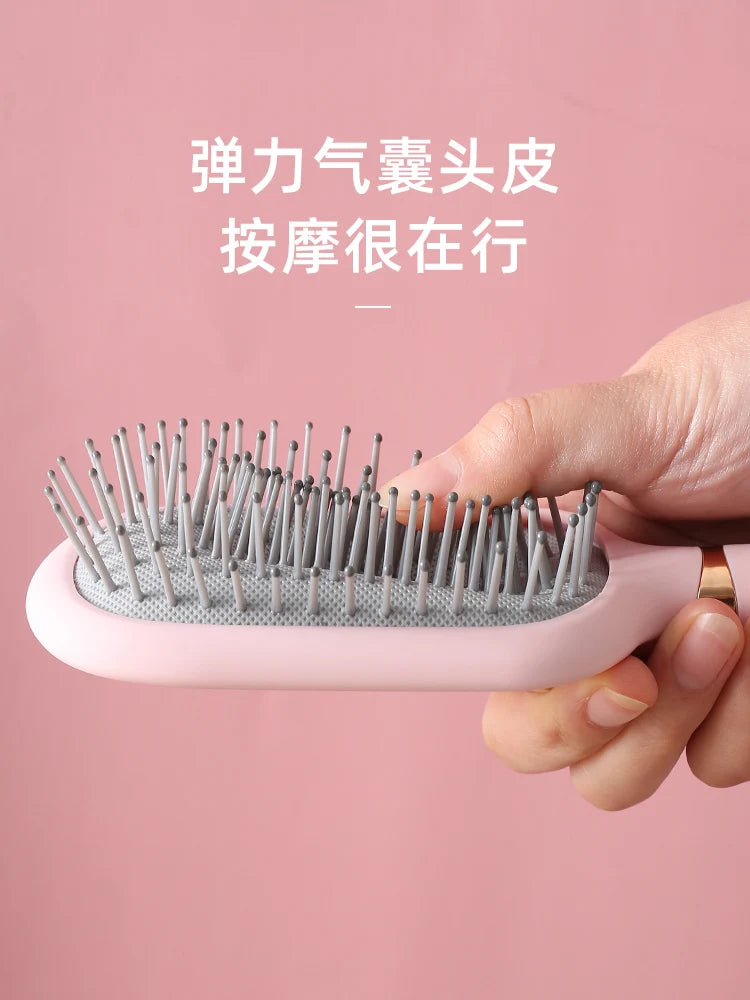 Air cushion comb massage women-only long hair hair curl prevention artifact static household ribs fluffy electric airbag