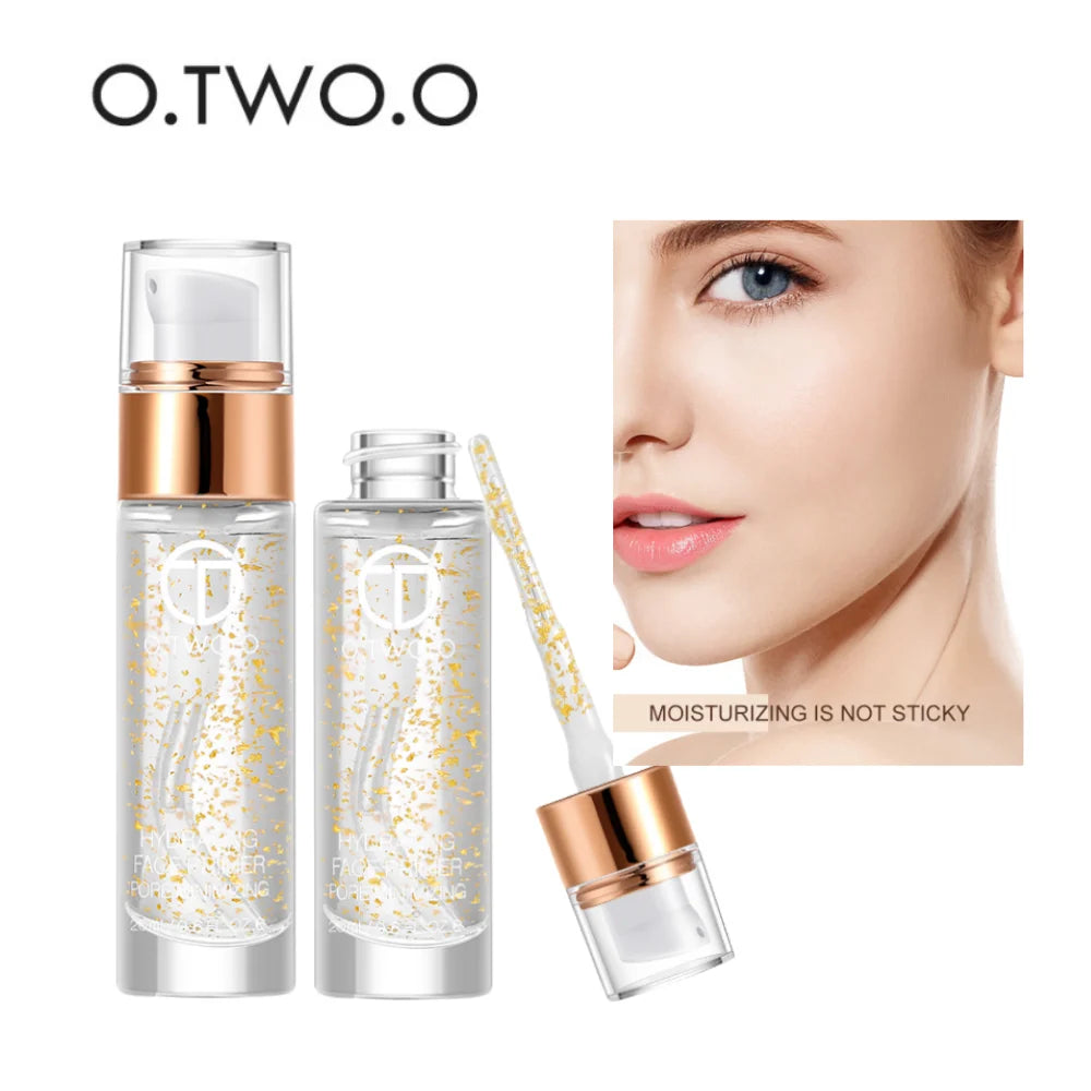 O.TWO.O Gold Makeup Primer Invisible Pores Base Gel Oil Control Moisturizing