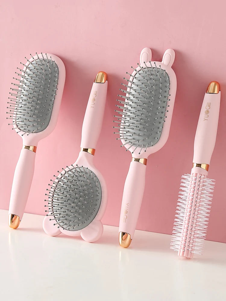 Air cushion comb massage women-only long hair hair curl prevention artifact static household ribs fluffy electric airbag