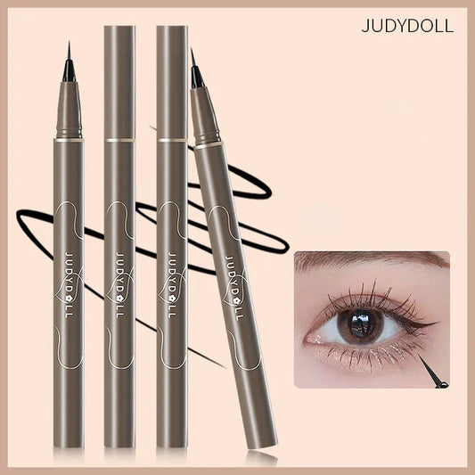 JUDYDOLL Liquid Eyeliner Waterproof Long Lasting Eye Liner Eyebrow Lower Lashes Pencil Quick Dry Not Bloom Natural Cosmetic Tool