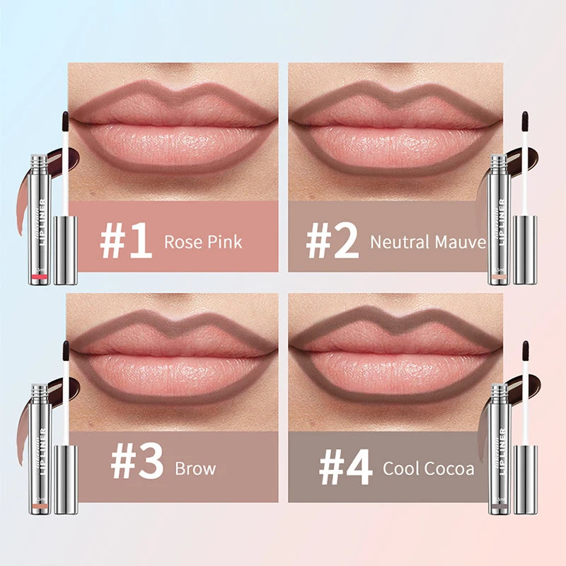 Tear-off Lips Stain Cosmetic Waterproof Lip Liner Peel Off Tattoo Lipgloss Waterproof Long Lasting Matte Lip Tint Red Contour