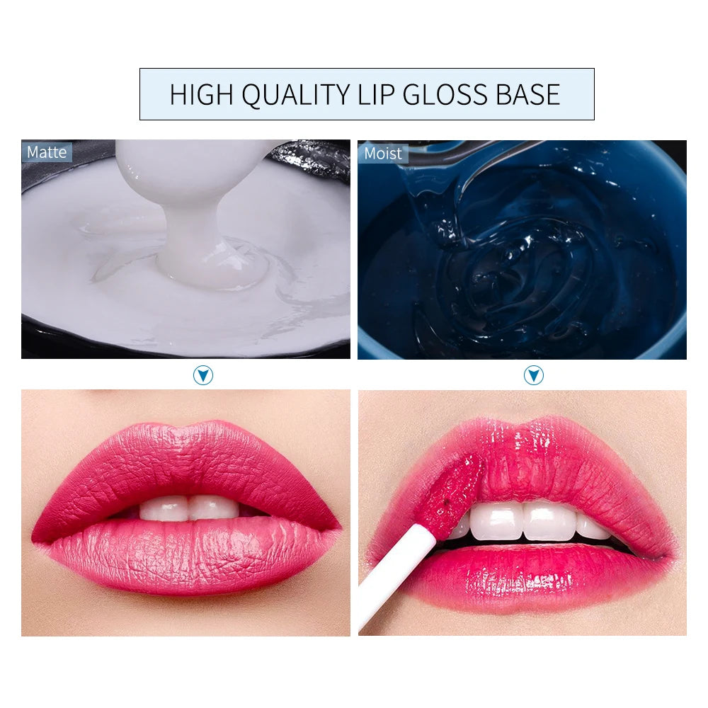 Lipstick Raw Material Moisturizing Matte Transparent Clear Lip Gloss Base Gel Oil Non-stick Gel Lip Gloss Lipgloss