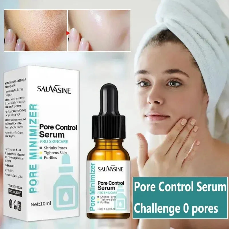 Pore Shrinking Face Serum Remover Blackheads Dark Spots Acne Treatment Oil Control Moisturizing Improve Dull Smoothing Skin Care