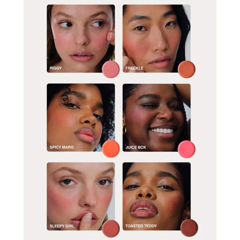 Blush Stick 3-in-1 Cheek Lip Tinted Moistured Blush Stick Silky Brighten Blush Cream