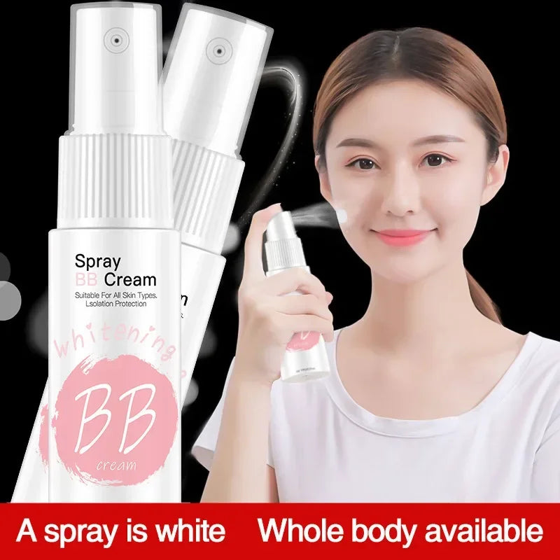 BB Cream Whitening Moisturizing Base Spray Waterproof Concealer Brighten Face  Korean Cosmetic