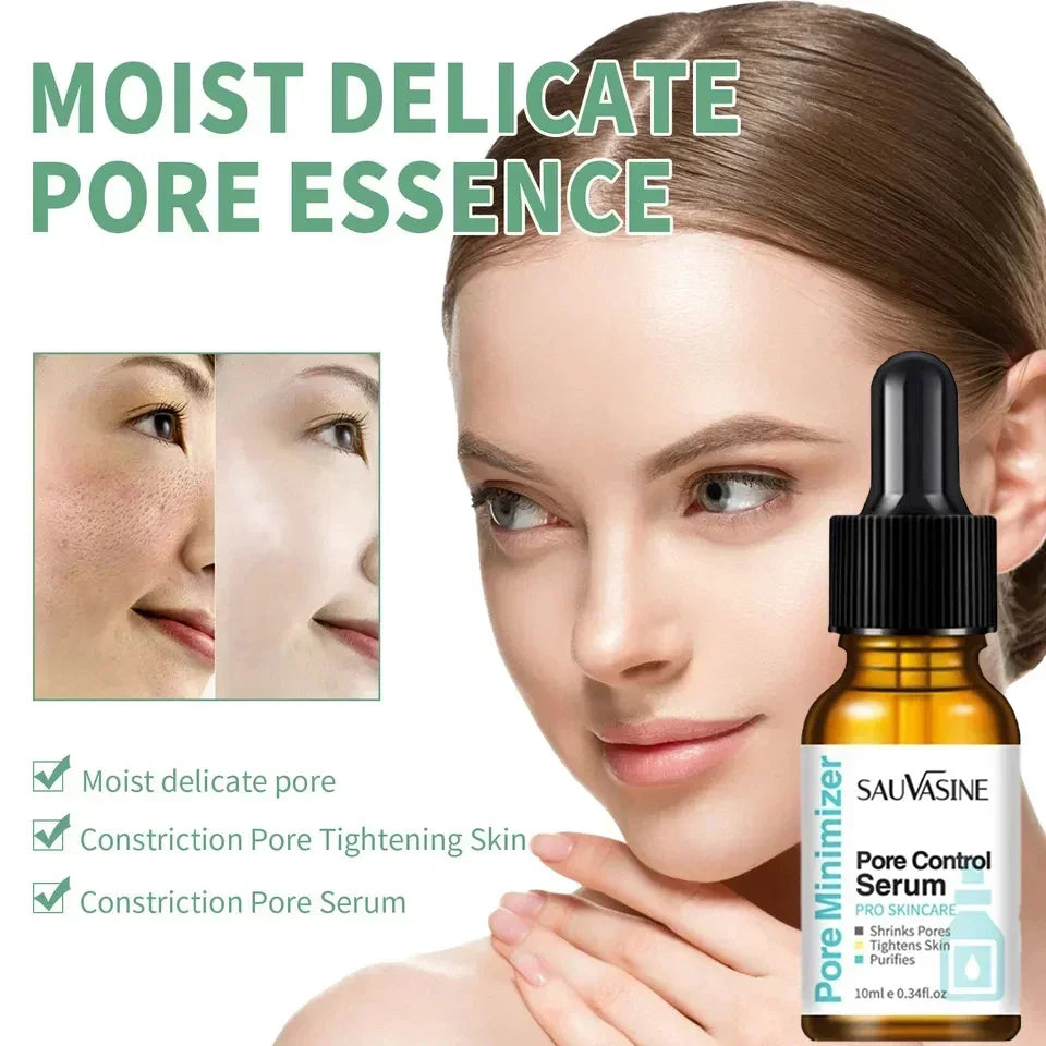 Pore Shrinking Face Serum Remover Blackheads Dark Spots Acne Treatment Oil Control Moisturizing Improve Dull Smoothing Skin Care