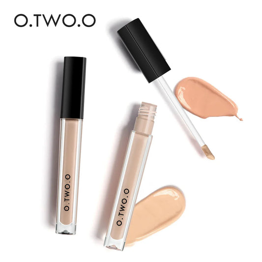 O.TWO.O Liquid Concealer Face Contour Full Coverage Eye Base Dark Circles Blemish 4 Colors Maquillage Femme Profesional Makeup